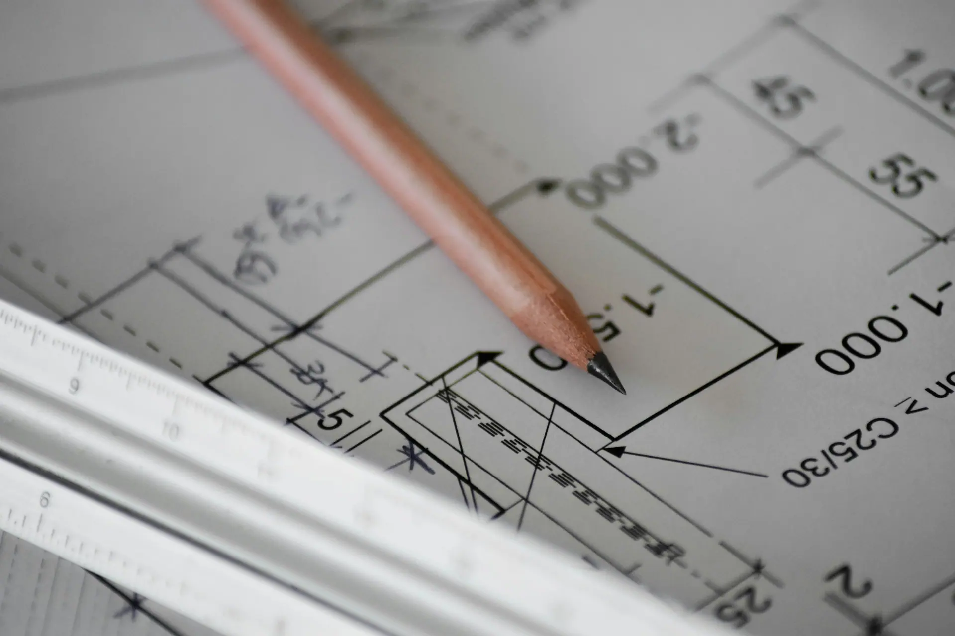 Contractors planning work before starting on site