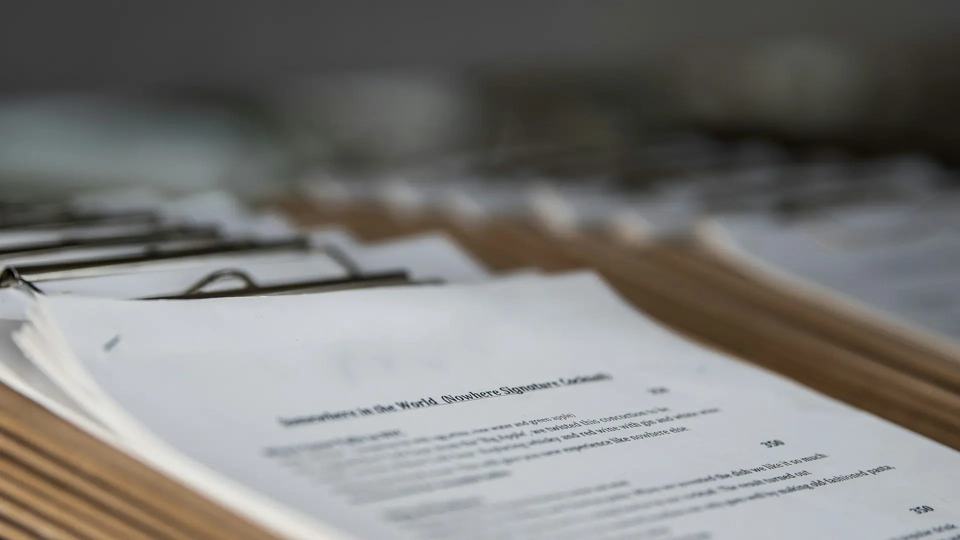 Supervisor reviewing documents on a construction project
