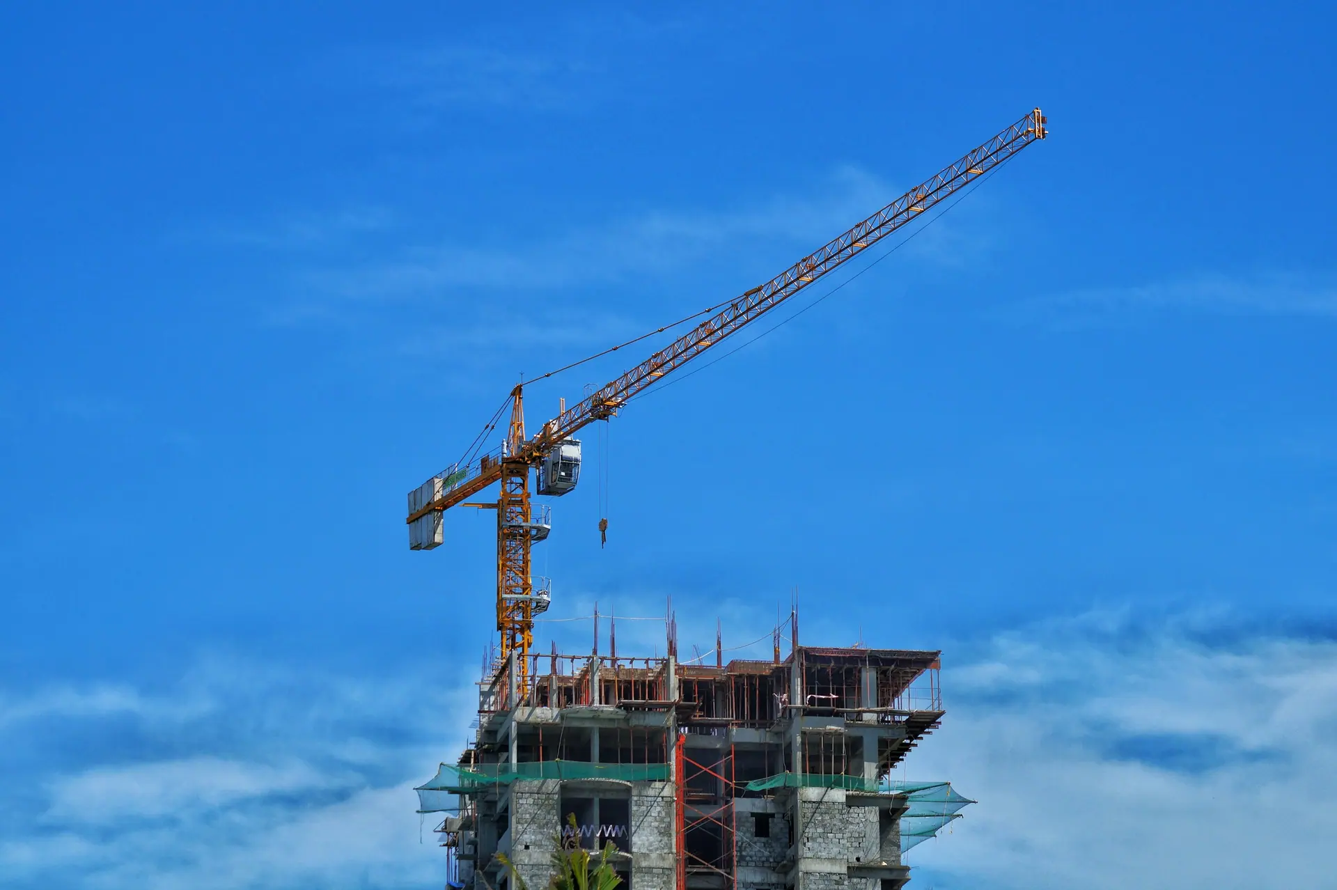 Civil engineering works in progress