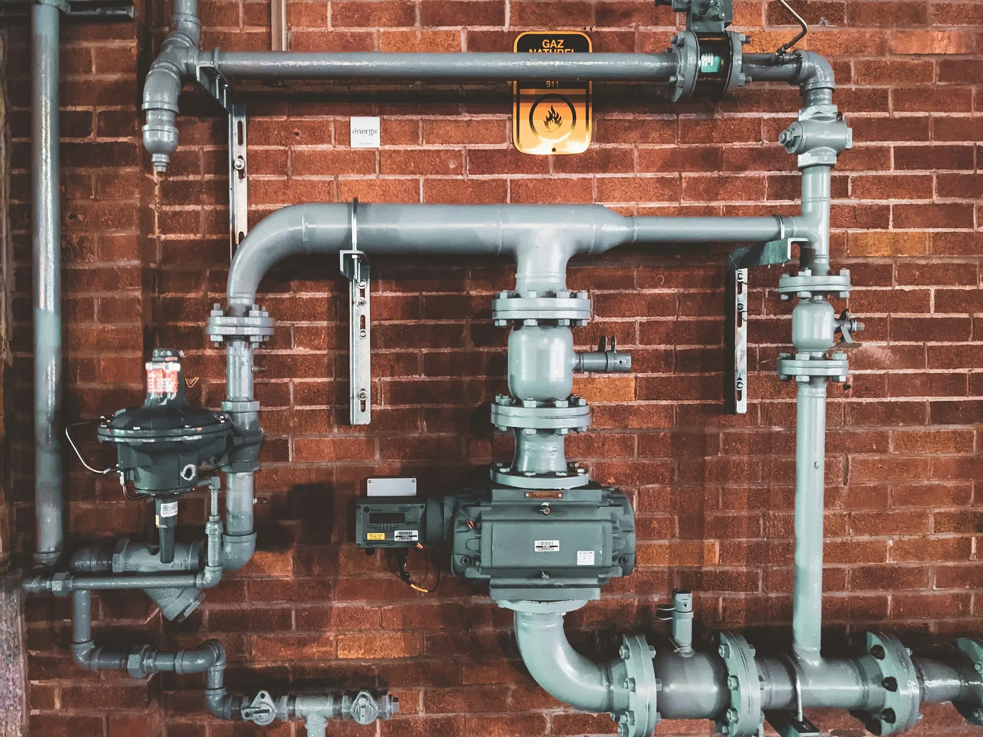 Plumber working on a commercial site